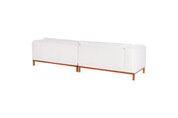 4-sitssoffa Veng Vit, ljust trä - Vit, ljust trä - Möbler - Soffa - 4 sits soffa