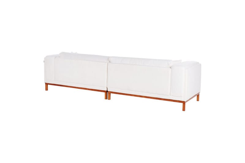 4-sitssoffa Veng Vit, ljust trä - Vit, ljust trä - Möbler - Soffa - 4 sits soffa
