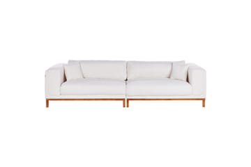 4-sitssoffa Veng Vit, ljust trä - Vit, ljust trä - Möbler - Soffa - 4 sits soffa