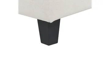 5-sits Hörnsoffa med fotpall Unstad Beige/svart, Högervänd, Polyester - Beige/svart, Högervänd, Polyester - Möbler - Soffa - Modulsoffor - Komplett modulsoffa