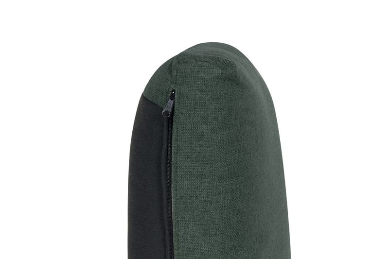 5-sits Hörnsoffa med fotpall Unstad Grön/Svart, Högervänd, Polyester - Grön/Svart, Högervänd, Polyester - Möbler - Soffa - Soffgrupp