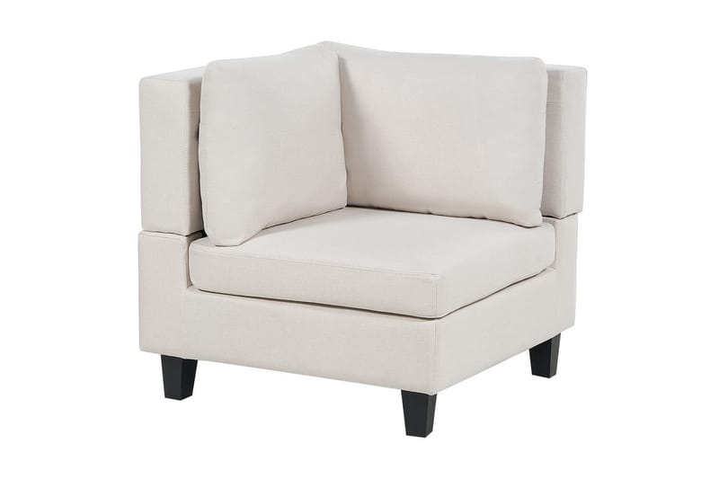 5-sits Hörnsoffa Unstad Beige/svart, Högervänd, Polyester - Beige/svart, Högervänd, Polyester - Möbler - Soffa - Soffgrupp