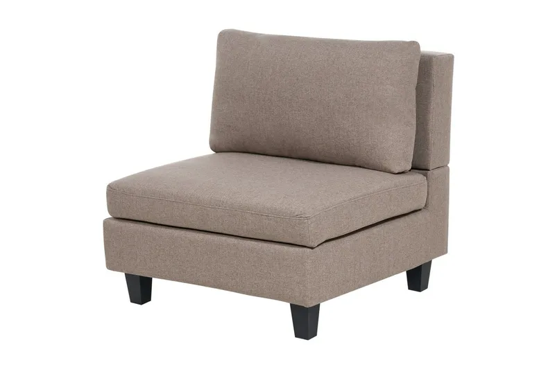 5-sits Hörnsoffa Unstad Brun/Svart, Högervänd, Polyester - Brun/Svart, Högervänd, Polyester - Möbler - Soffa - Soffgrupp