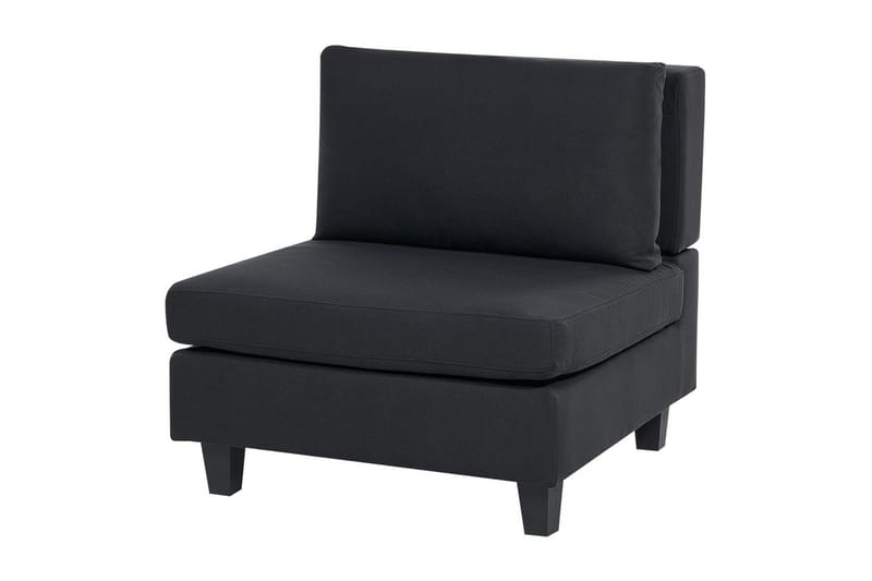 5-sits Hörnsoffa Unstad Svart, Högervänd, Polyester - Svart, Högervänd, Polyester - Möbler - Soffa - Soffgrupp