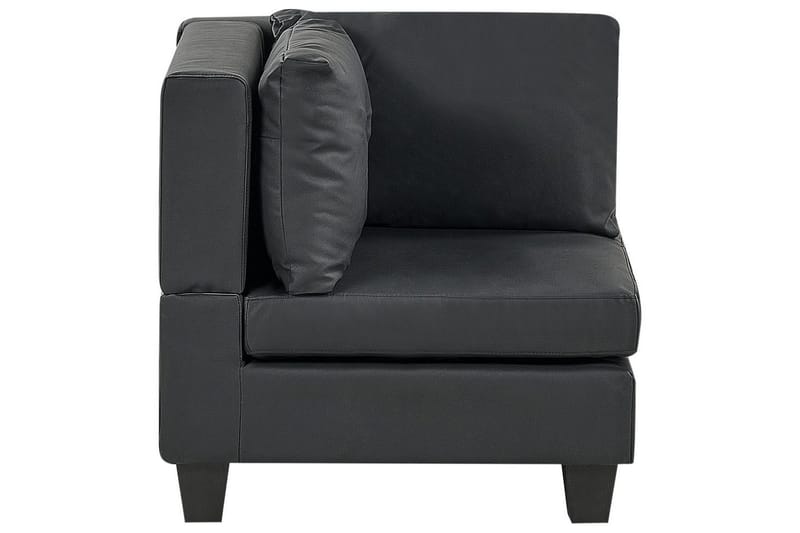 5-sits Hörnsoffa Unstad Svart/svart, Vänstervänd, Konstläder - Svart/svart, Vänstervänd, Konstläder - Möbler - Soffa - Soffgrupp