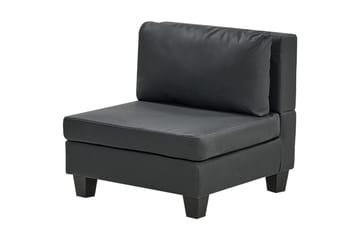 5-sits Hörnsoffa Unstad Svart/svart, Vänstervänd, Konstläder - Svart/svart, Vänstervänd, Konstläder - Möbler - Soffa - Soffgrupp