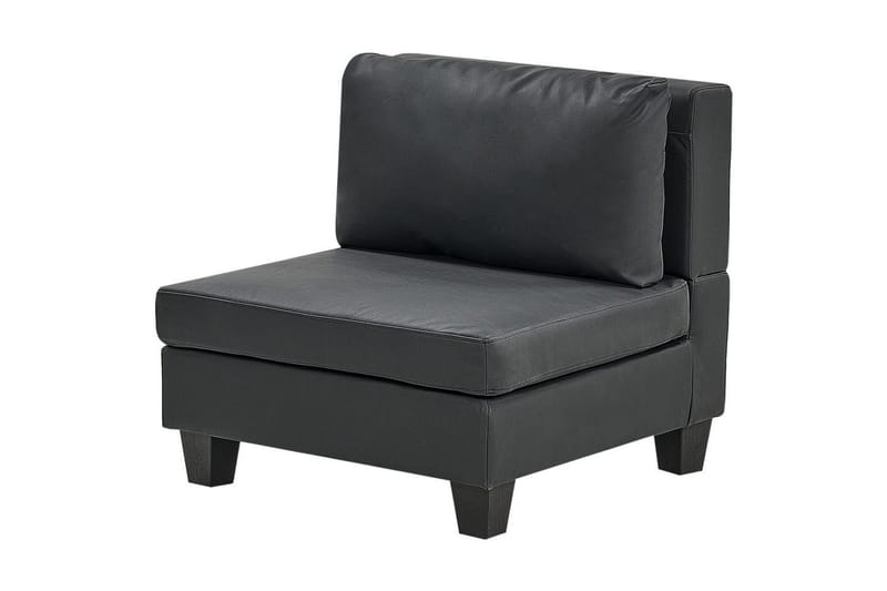 5-sits Hörnsoffa Unstad Svart/svart, Vänstervänd, Konstläder - Svart/svart, Vänstervänd, Konstläder - Möbler - Soffa - Soffgrupp