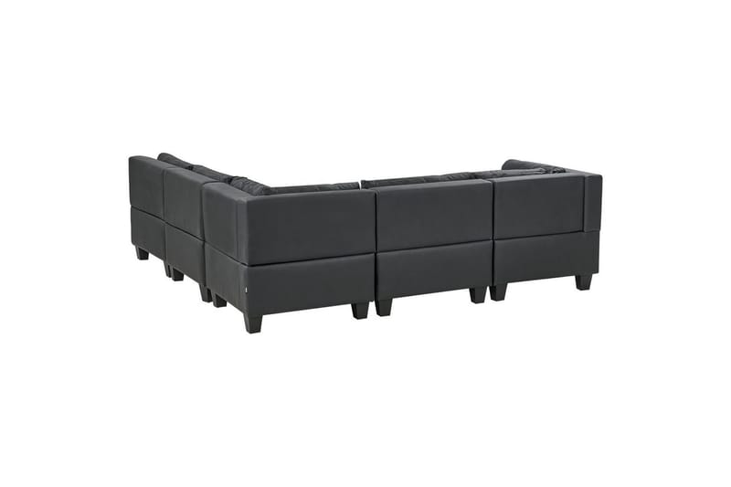 5-sits Hörnsoffa Unstad Svart/svart, Vänstervänd, Konstläder - Svart/svart, Vänstervänd, Konstläder - Möbler - Soffa - Soffgrupp