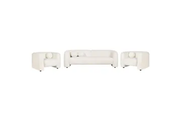 5-sits Soffgrupp Leiren Vit - Vit - Möbler - Soffa - Soffgrupp