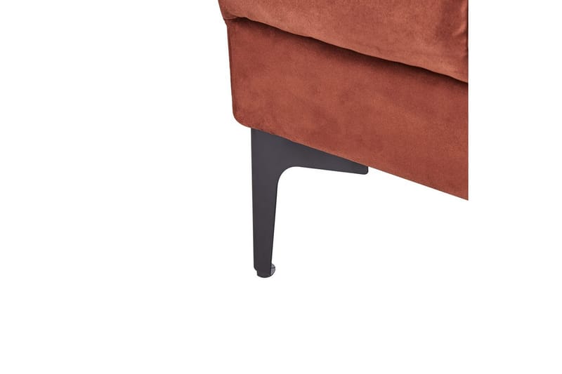 5-sits U-formad soffa Alnes Röd/Svart - Röd/Svart - Möbler - Soffa - Soffgrupp