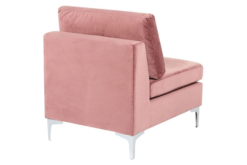 6-sits Hörnsoffa med fotpall Evja Rosa - Rosa - Möbler - Soffa - Soffgrupp