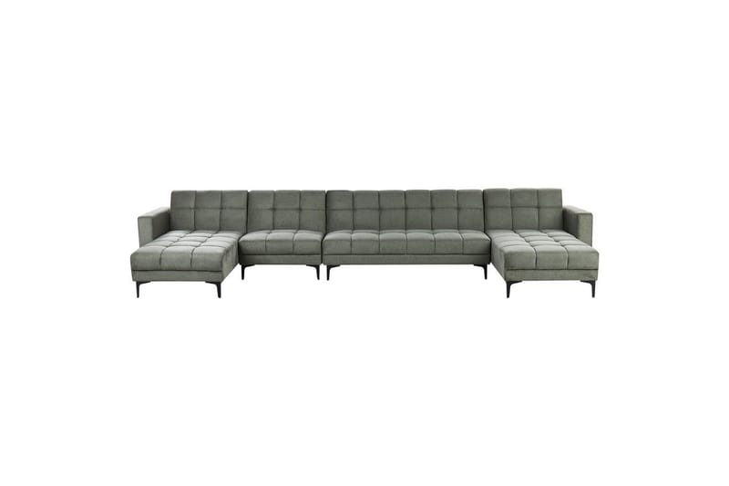 6-sits U-formad soffa Alnes Grön, Svart - Grön, Svart - Möbler - Soffa - Soffgrupp