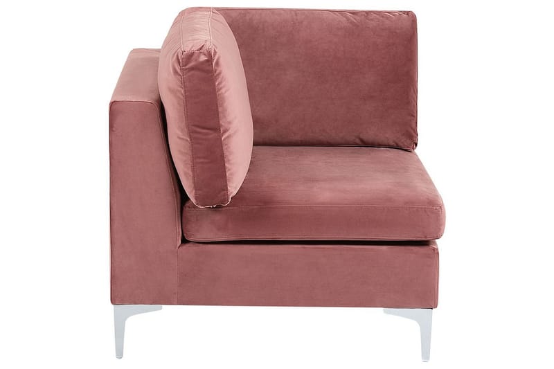6-sitssoffa med fotpall Evja Rosa - Rosa - Möbler - Soffa - Soffgrupp