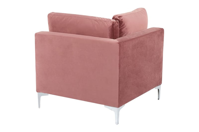 6-sitssoffa med fotpall Evja Rosa - Rosa - Möbler - Soffa - Soffgrupp