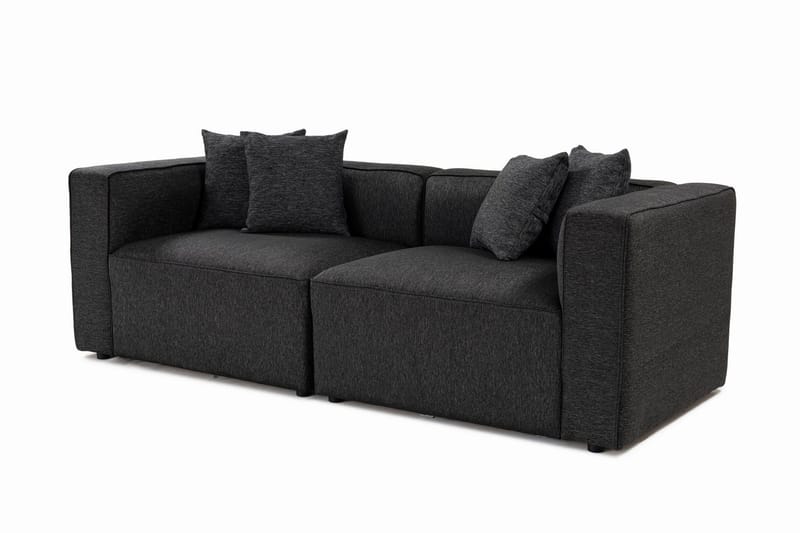 Abbas 2-sits Soffa - Antracit - Möbler - Soffa - Modulsoffor - Komplett modulsoffa