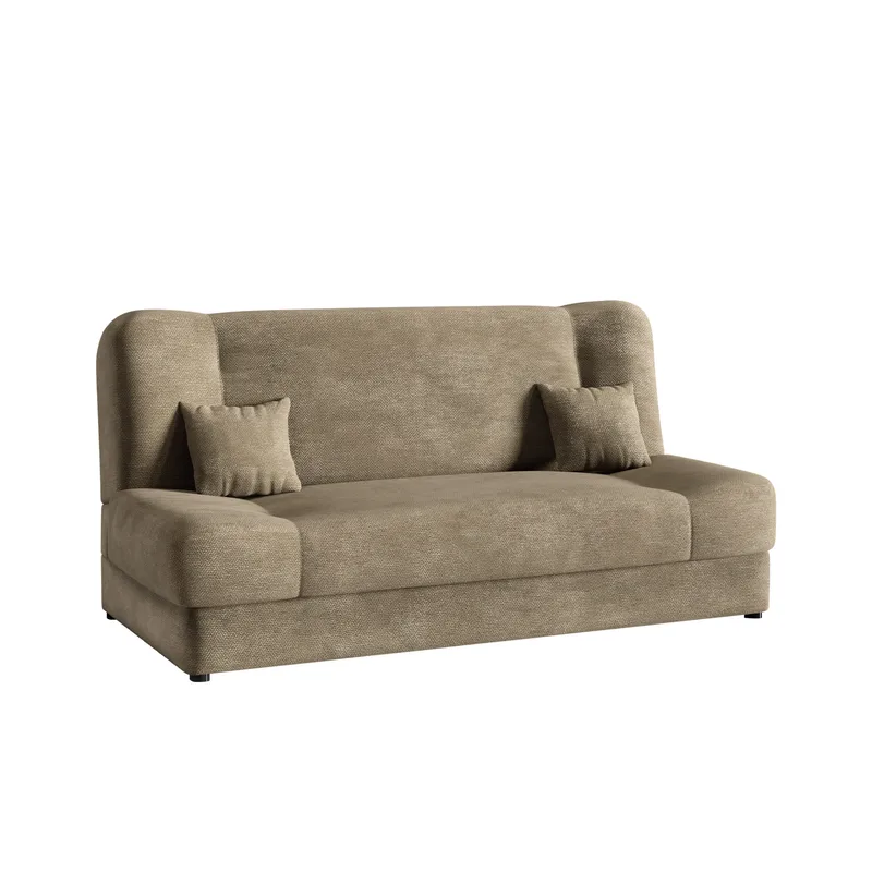 Abron 3-sits Bäddsoffa med förvaring, beige