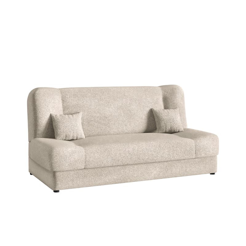 Abron 3-sits Bäddsoffa med förvaring - beige - Möbler - Soffa - Bäddsoffa