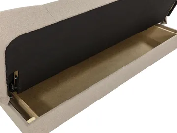 Abron 3-sits Bäddsoffa med förvaring - beige - Möbler - Soffa - Bäddsoffa