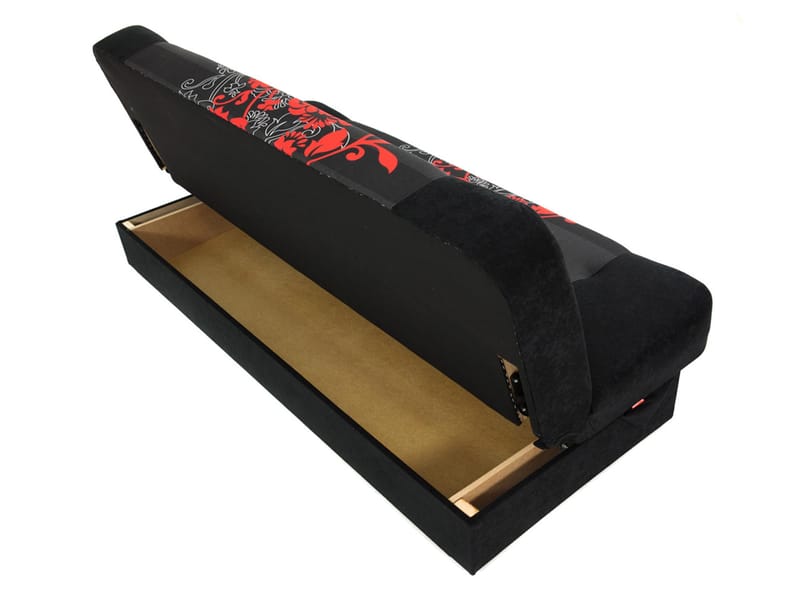 Abron 3-sits Bäddsoffa med förvaring - grön - Möbler - Soffa - Bäddsoffa