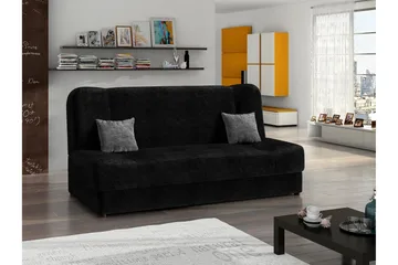 Abron Soffa 3-sits - Svart/Ljusgrå - Möbler - Soffa - Bäddsoffa