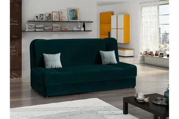 Abron Soffa 3-sits - Turkos/Flerfärgad - Möbler - Soffa - Bäddsoffa