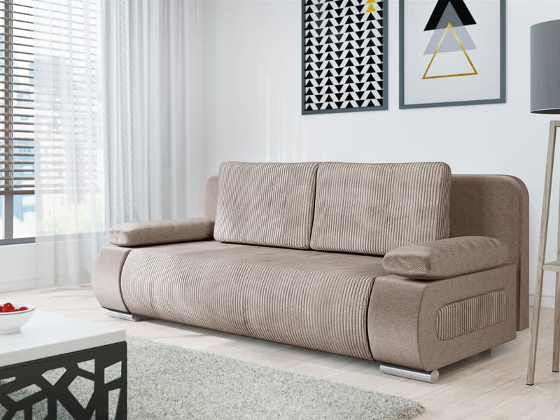 Adelma 3-sits Bäddsoffa med förvaring - Möbler - Soffa - Bäddsoffa