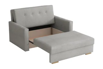 Ajiz Bäddsoffa 2-sits i Bouclé - Vit - Möbler - Soffa - Bäddsoffa