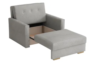 Ajiz Bäddsoffa 2-sits i Bouclé - Vit - Möbler - Soffa - Bäddsoffa