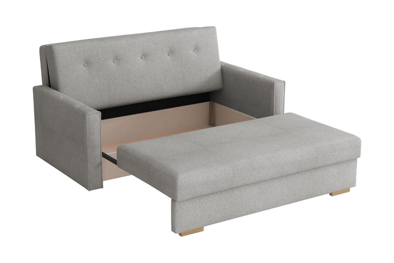 Ajiz Bäddsoffa 3-sits i Bouclé - Beige - Möbler - Soffa - Bäddsoffa