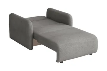 Ajmeri 2-sits Bäddsoffa 80x196 cm med Förvaring i Tyg - Grå - Möbler - Soffa - Bäddsoffa