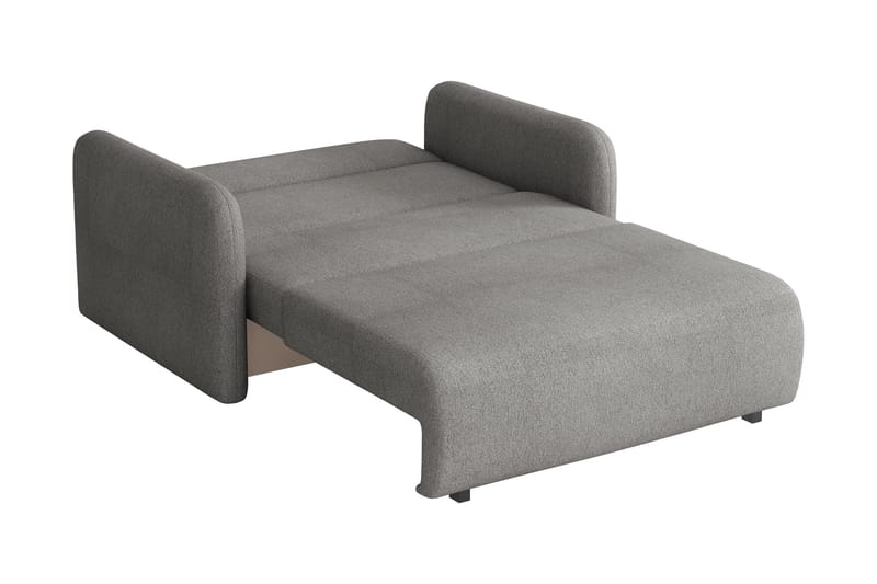 Ajmeri 2-sits Rektangulär Bäddsoffa med Förvaring i Bouclé - Grön - Möbler - Soffa - Bäddsoffa