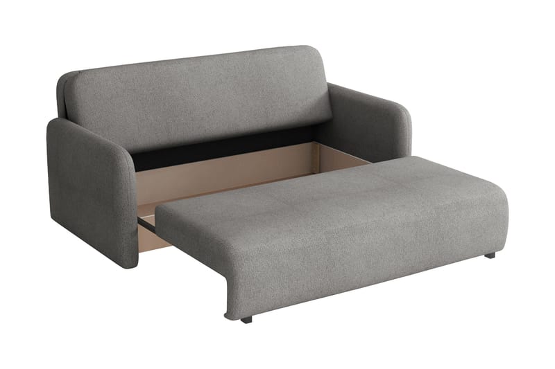 Ajmeri 3-sits Bäddsoffa 150x196 cm med Förvaring i Tyg - Gul - Möbler - Soffa - Bäddsoffa