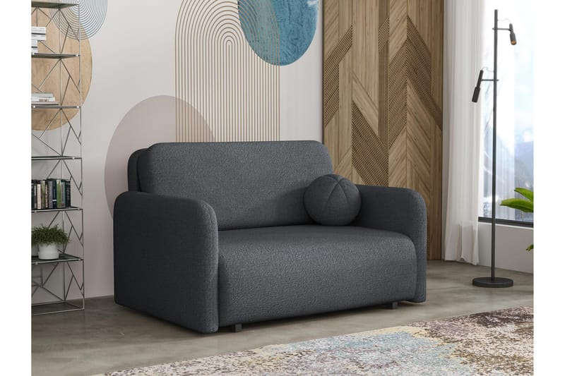 Ajmeri Bäddsoffa 2-sits i Bouclé - Grå - Möbler - Soffa - Bäddsoffa