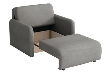 Ajmeri Bäddsoffa 2-sits i Plysch - Gul - Möbler - Soffa - Bäddsoffa