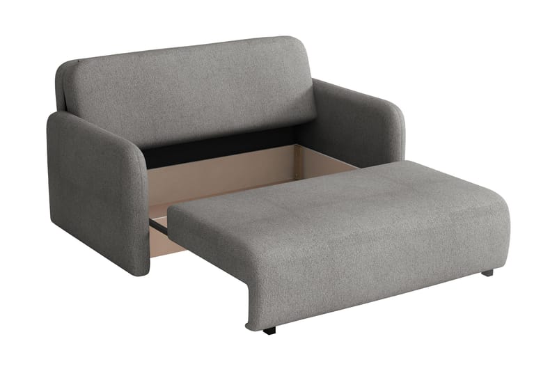 Ajmeri Bäddsoffa 3-sits i Bouclé - Beige - Möbler - Soffa - Bäddsoffa