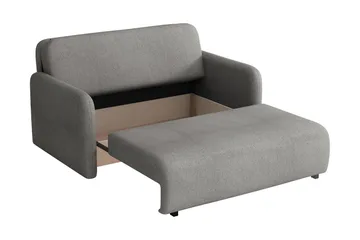 Ajmeri Bäddsoffa 3-sits i Plysch - Gul - Möbler - Soffa - Bäddsoffa