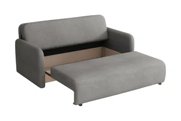 Ajmeri Bäddsoffa 3-sits i Plysch - Gul - Möbler - Soffa - Bäddsoffa
