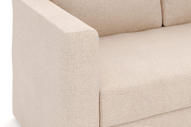 Alnaryd 2-3-sits Bäddsoffa med Fällbart Armstöd - Beige - Möbler - Soffa - Bäddsoffa