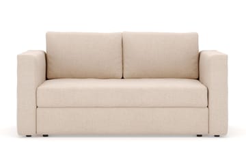 Alnaryd 2-3-sits Bäddsoffa med Fällbart Armstöd - Beige - Möbler - Soffa - Bäddsoffa