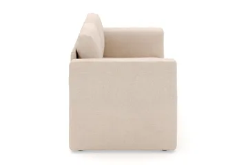 Alnaryd 2-3-sits Bäddsoffa med Fällbart Armstöd - Beige - Möbler - Soffa - Bäddsoffa