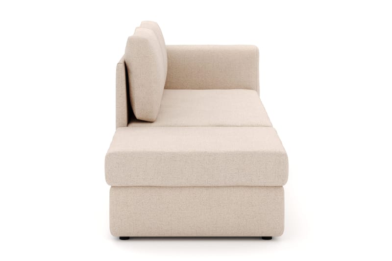 Alnaryd 2-3-sits Bäddsoffa med Fällbart Armstöd - Beige - Möbler - Soffa - Bäddsoffa