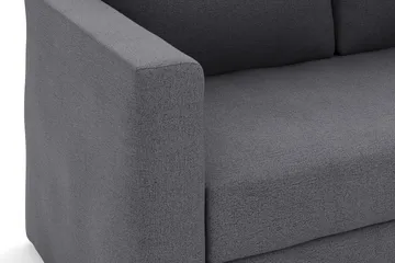 Alnaryd 2-3-sits Bäddsoffa med Fällbart Armstöd - Grå - Möbler - Soffa - Bäddsoffa