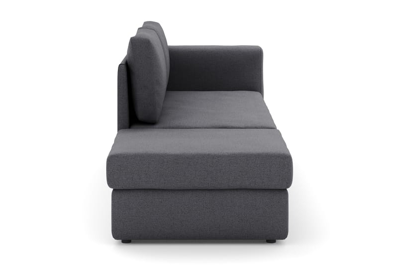 Alnaryd 2-3-sits Soffa med Fällbart Armstöd - Grå - Möbler - Soffa - 2 sits soffa