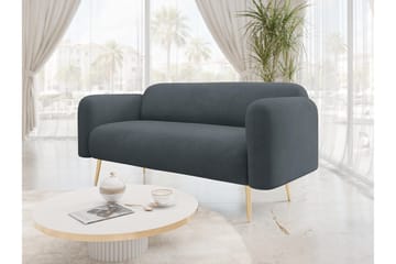 Alros Soffa 2-sits - Grå - Möbler - Soffa - Sammetssoffa
