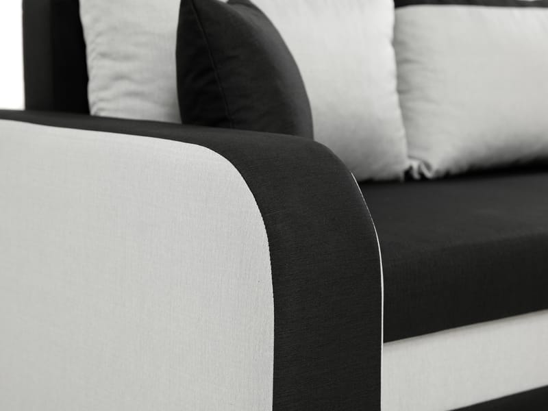 Alvared 3-sits Vänstervänd L-formad Divansoffa med Förvaring i Bouclé - Offwhite - Möbler - Soffa - Divansoffor & schäslongsoffa