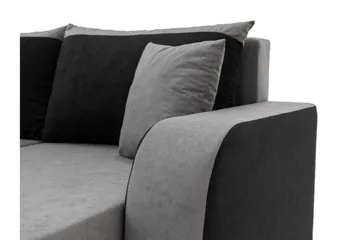 Alvared Soffa Dubbeldivan 4-sits - Mörkgrå - Möbler - Soffa - Bäddsoffa