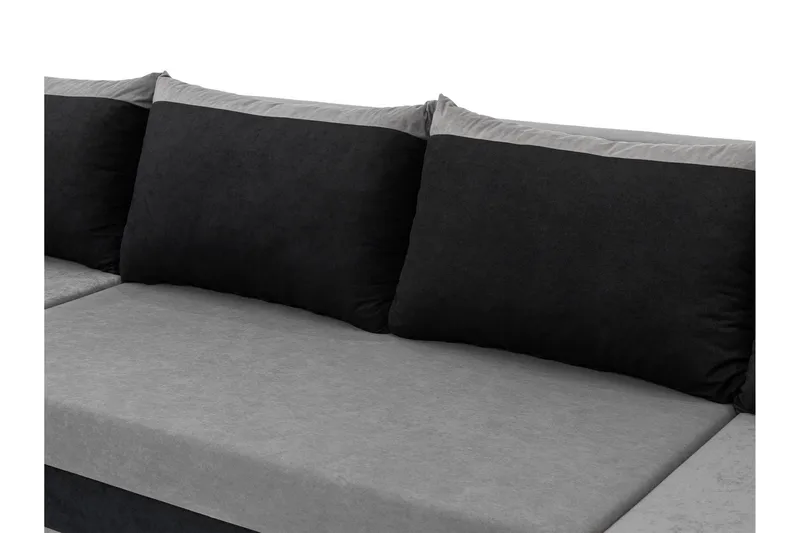 Alvared Soffa Dubbeldivan 4-sits - Mörkgrå - Möbler - Soffa - Bäddsoffa
