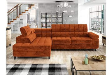 Amshyttan Bäddsoffa m. Schäslong 3-sits