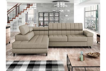 Amshyttan Bäddsoffa m. Schäslong 3-sits