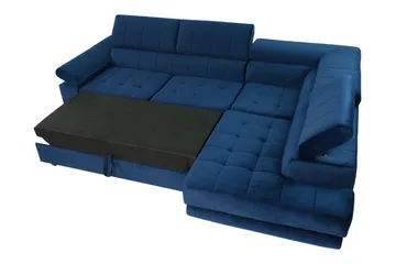 Amshyttan Bäddsoffa m. Schäslong 3-sits - Vit - Möbler - Soffa - Bäddsoffa